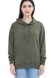 Unisex Hooded SweatShirt Olive Green